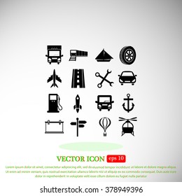 transport  icons 