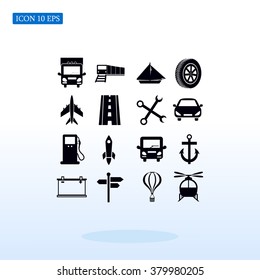 transport  icons 