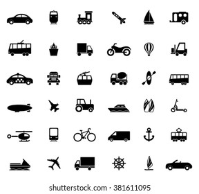 Transport icons