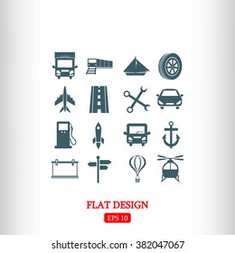 transport  icons 