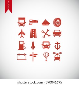 transport  icons 