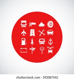 transport  icons 