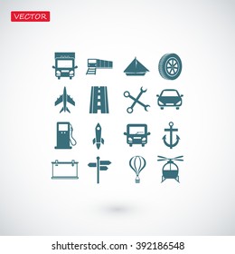 transport  icons 