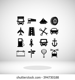 transport  icons 