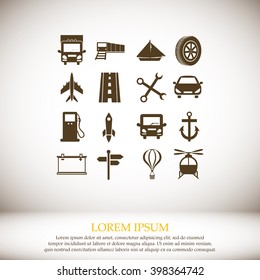 transport  icons 