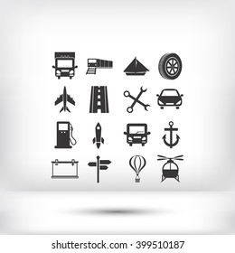 transport  icons 
