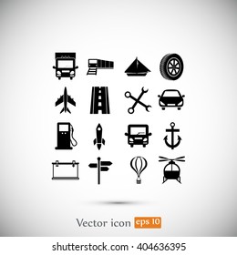 transport  icons 
