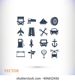 transport  icons 