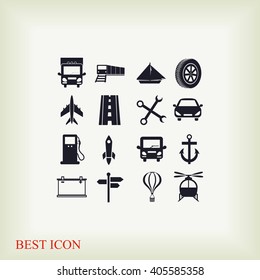 transport  icons 