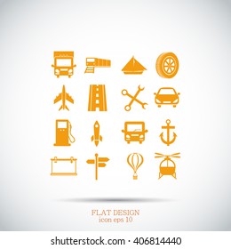 transport  icons 