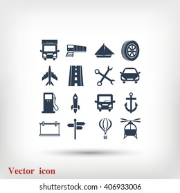 transport  icons 
