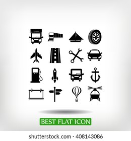 transport  icons 