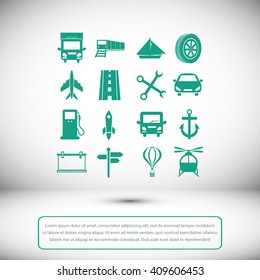 transport  icons 