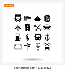 transport  icons 