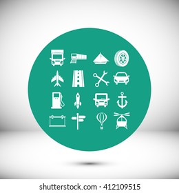 transport  icons 