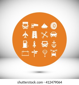 transport  icons 