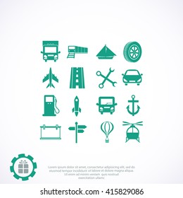 transport  icons 