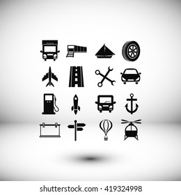 transport  icons 