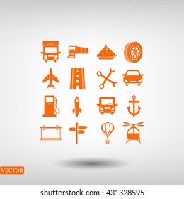 transport  icons 