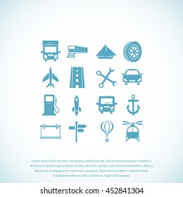 transport  icons 