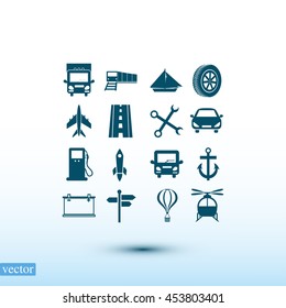 transport  icons 