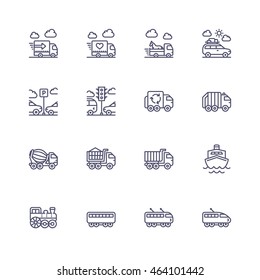 Transport icons