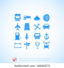 transport  icons 
