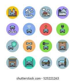 Transport icons