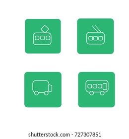 Transport icons.