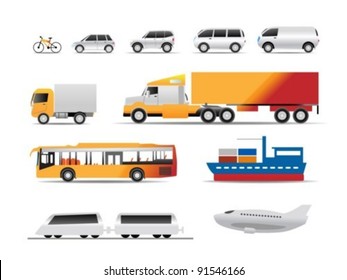 Transport icons