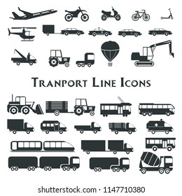 Transport Icons Collection