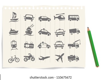 Transport Icons set