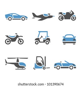 Transport Icons - A set of four