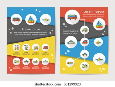 Transport icons set with long shadow,eps10