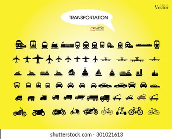 Transport icons.transportation .logistics.logistic icon.vector illustration.

