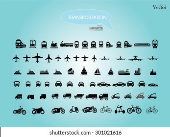 Transport icons.transportation .logistics.logistic icon.vector illustration.

