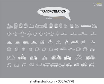 Transport icons.transportation .logistics.logistic icon.vector illustration.