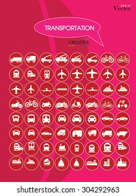 Transport icons.transportation .logistics.logistic icon.vector illustration.