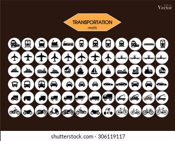 Transport icons.transportation .logistics.logistic icon.vector illustration.