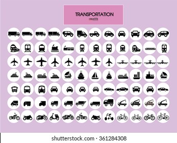 Transport icons.transportation .logistics.logistic icon.vector illustration.