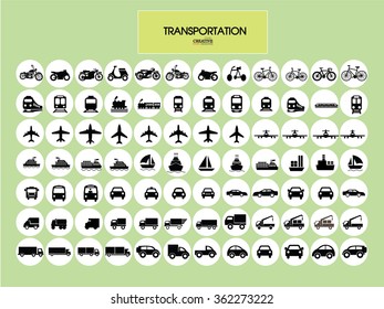 Transport icons.transportation .logistics.logistic icon.vector illustration.