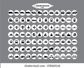 Transport icons.transportation .logistics.logistic icon.vector illustration.