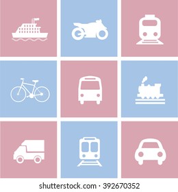 Transport icons.transportation .logistics.logistic icon.vector illustration.