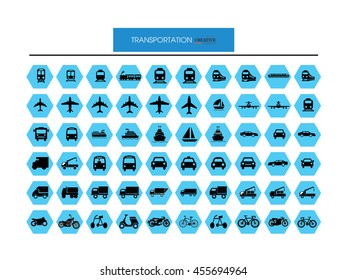Transport icons.transportation .logistics.logistic icon.vector illustration.