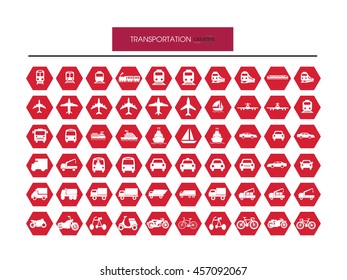 Transport icons.transportation .logistics.logistic icon.vector illustration.