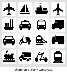 Transport icons,transportation vector illustration,logistics,logistic icon vector