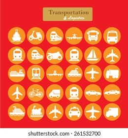 Transport icons,transportation vector illustration,logistics,logistic icon vector