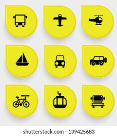 Transport icons,vector