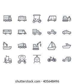 Transport Illustration Icons 3