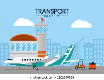Transport industry concept